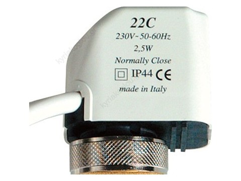 WATTS Θερμοηλεκτρική κεφαλή -ACTUATOR 230V σε ηρεμία κλειστή με 4 καλώδια 22C230NC4